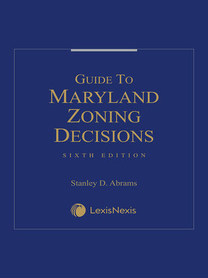 cover image of Guide to Maryland Zoning Decisions